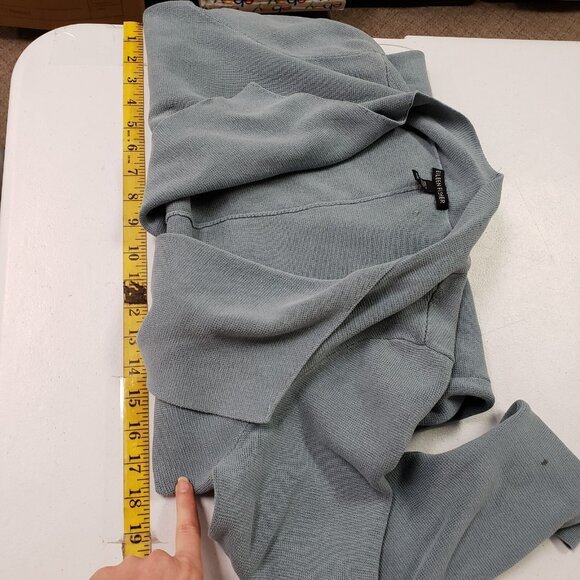 Eileen Fisher Womens Silk Organic Cotton Cardigan Size M Blue Sustainable Mature - Picture 7 of 10